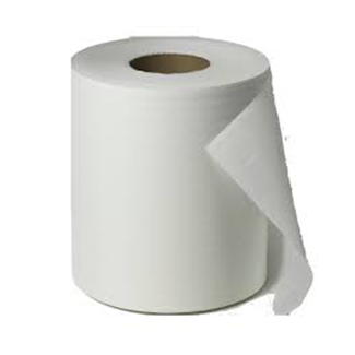 Putztücher, weiße Rolle